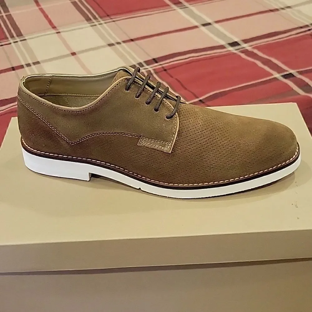 Steve madden P-Porter tan suede,size 10